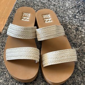 Billabong two strap sandal size 8